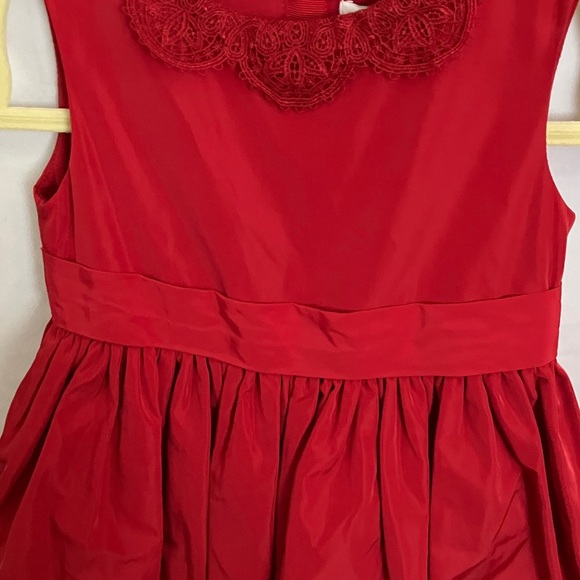 Target x Neiman Marcus-Jason Wu:Red Holiday/Christmas Dress- Gold tone-24 Months - Picture 10 of 16